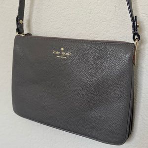 Kate spade taupe crossbody purse, excellent condition!